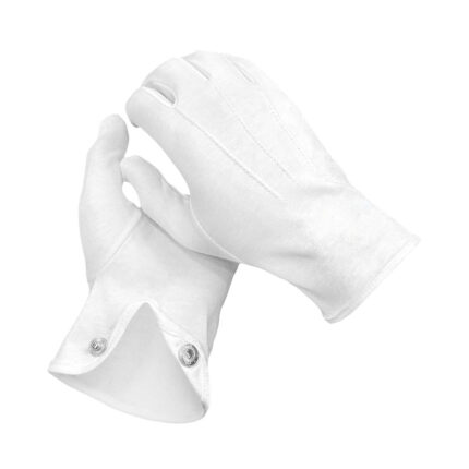 White 100 % Cotton Gloves